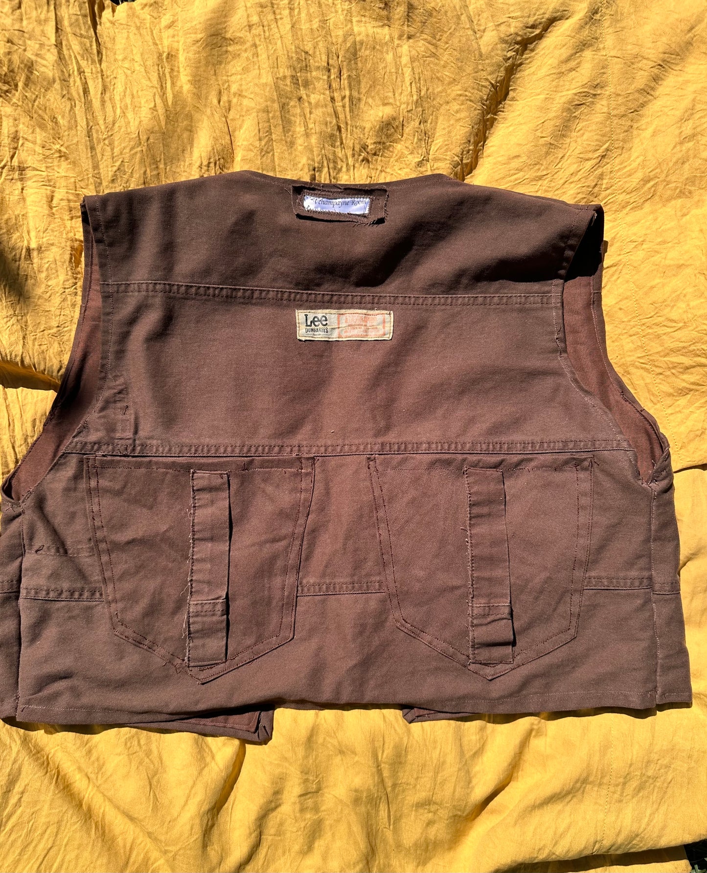 Classic dark brown vest