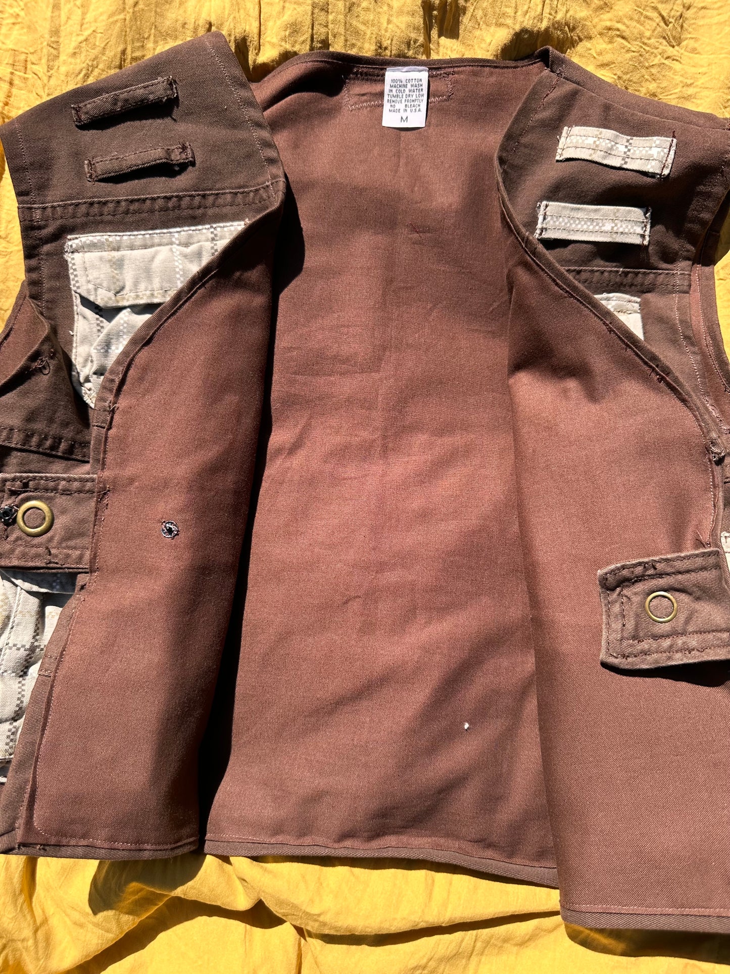Classic dark brown vest