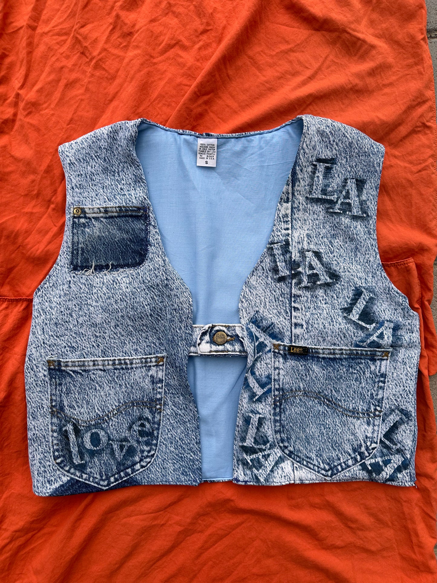 Love LA (Acid wash denim)