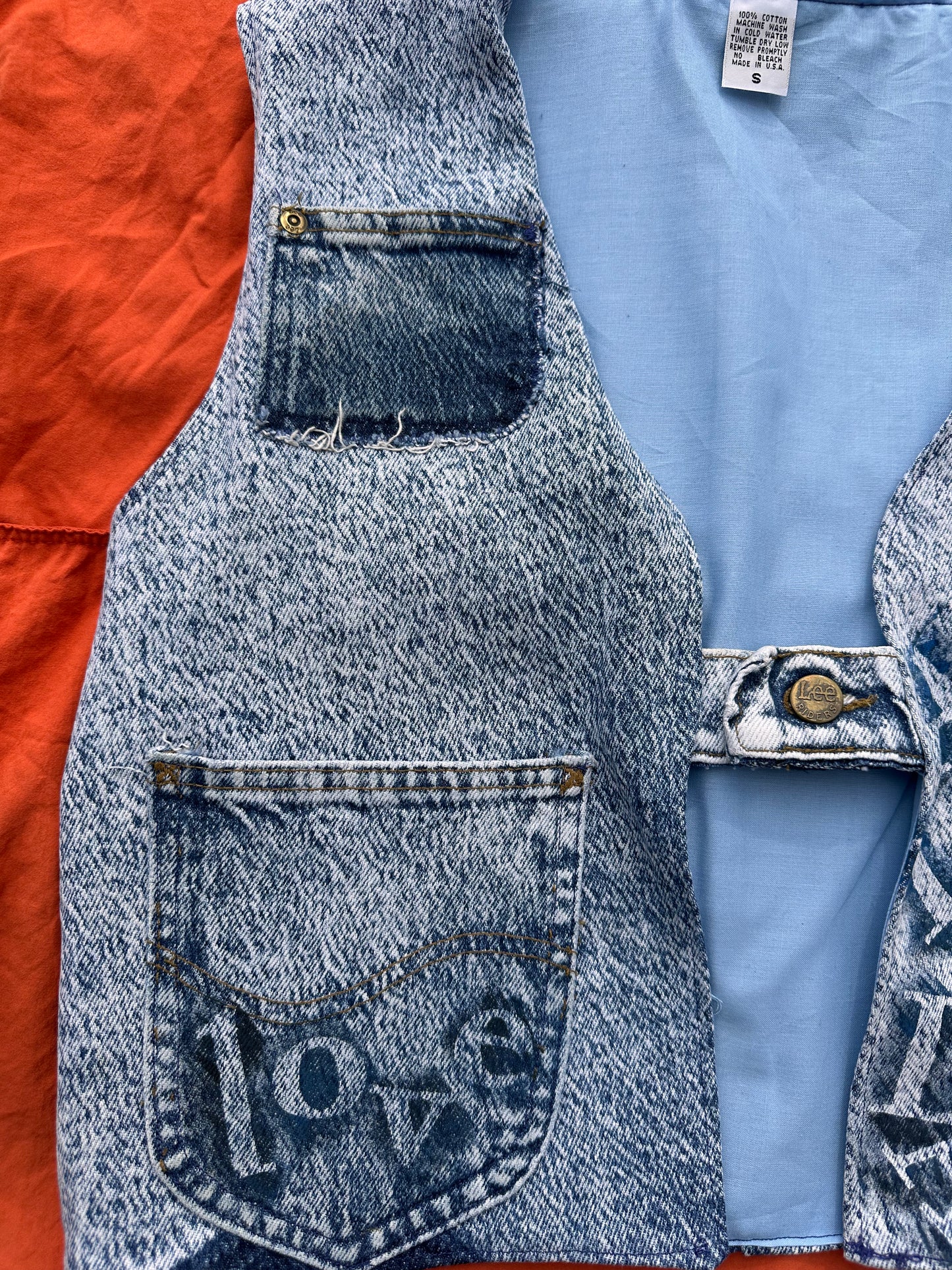 Love LA (Acid wash denim)