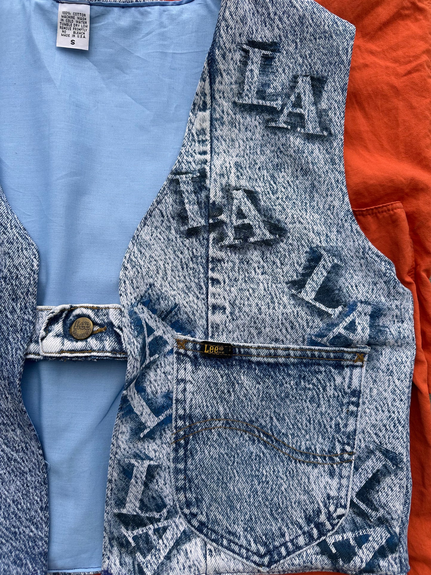 Love LA (Acid wash denim)