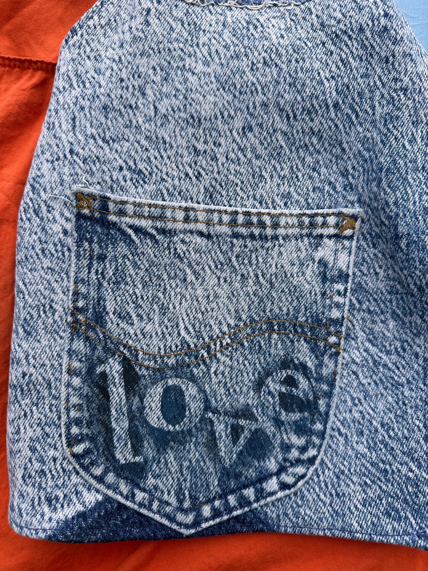 Love LA (Acid wash denim)