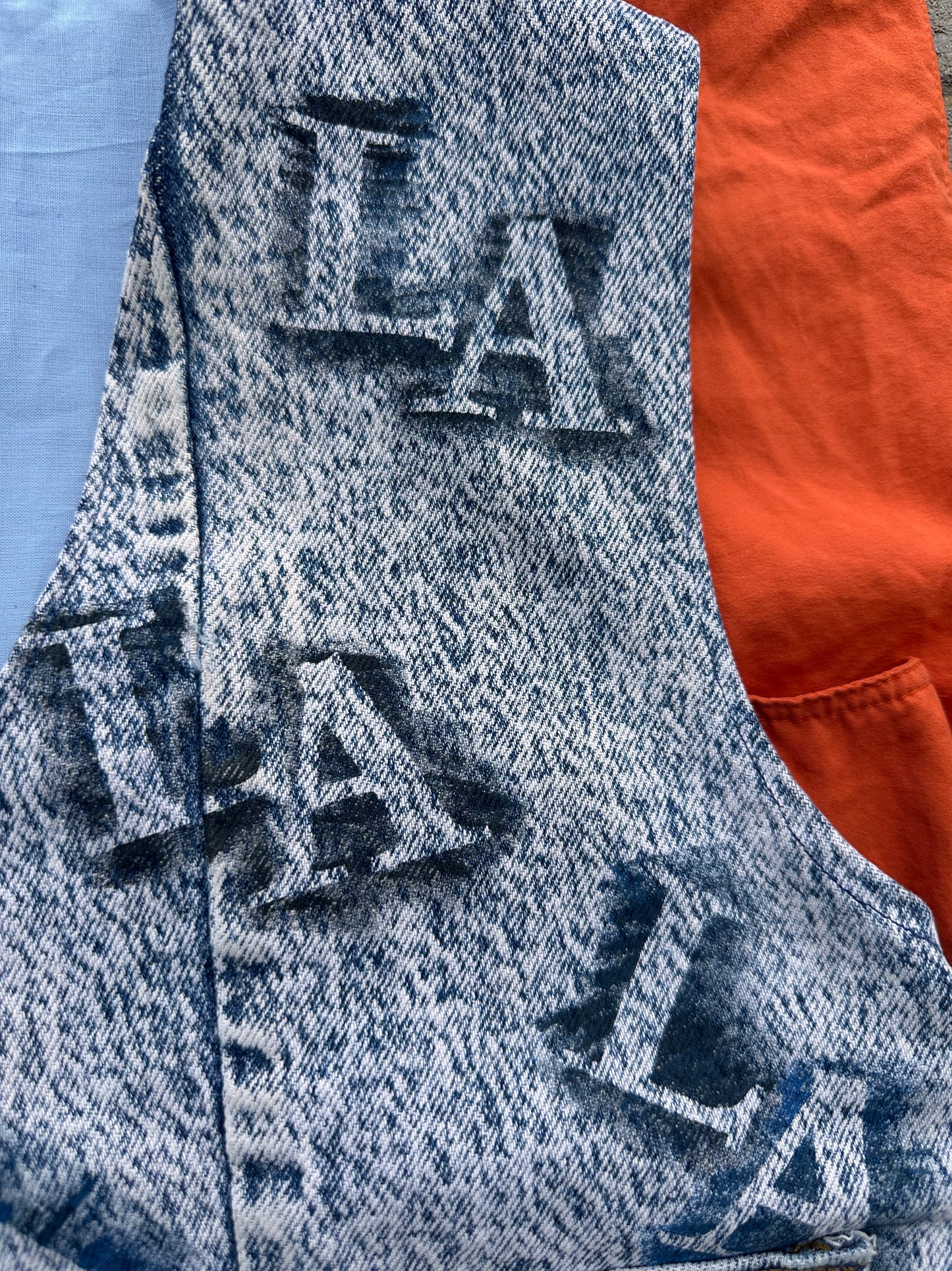 Love LA (Acid wash denim)