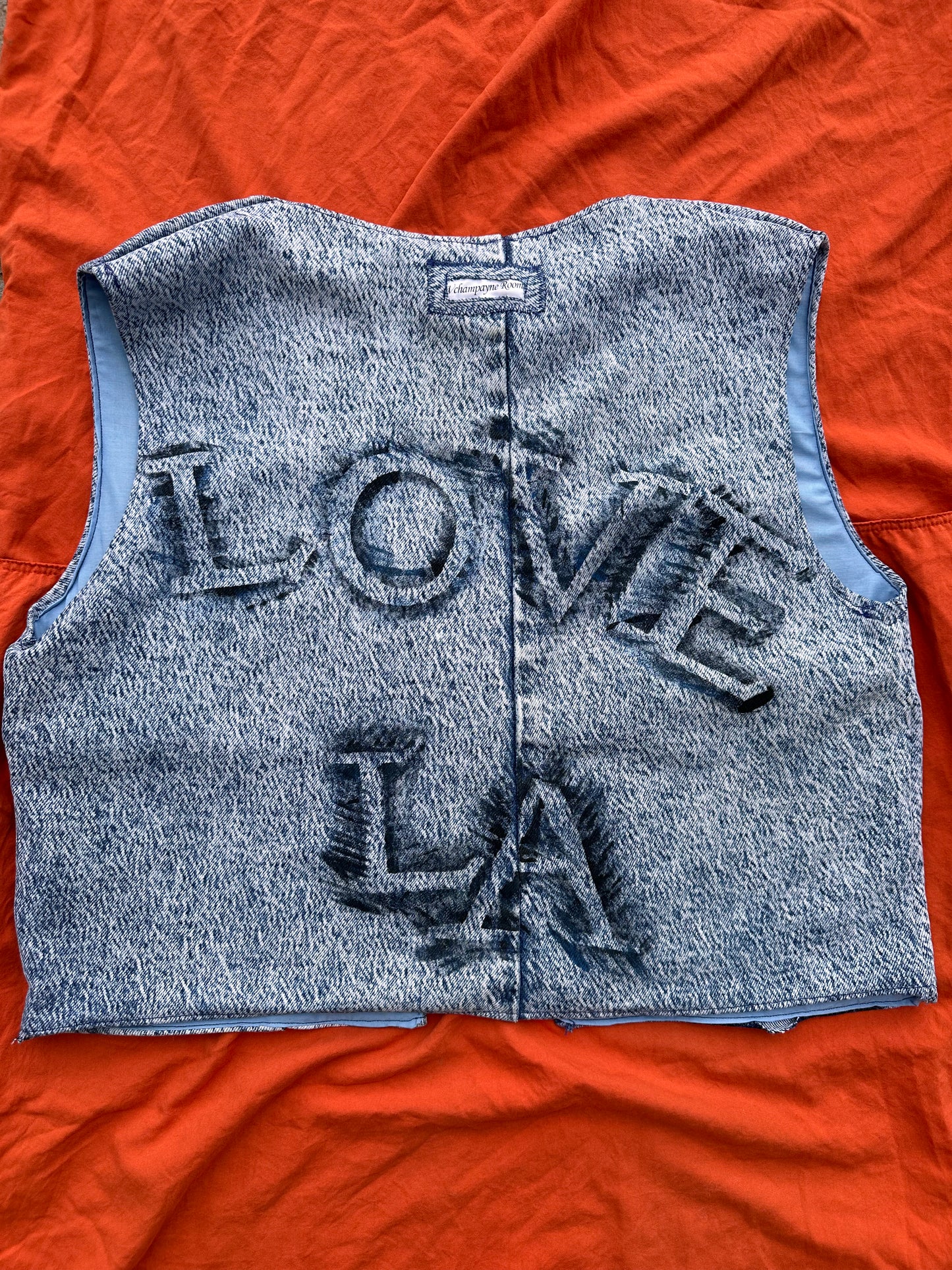 Love LA (Acid wash denim)
