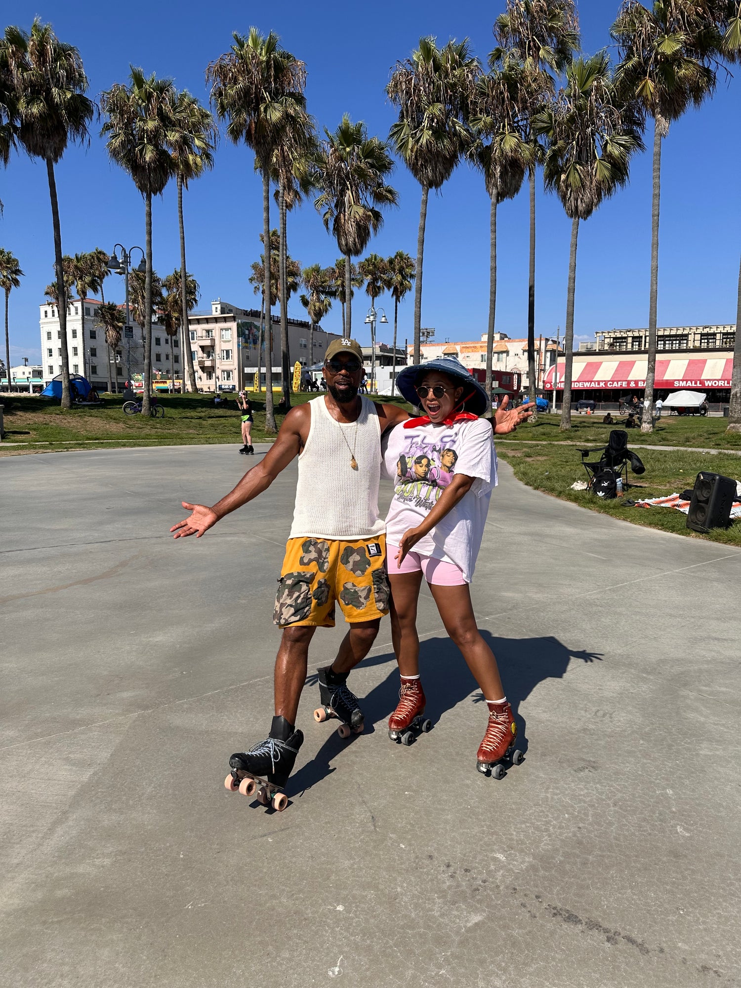 Mustard camo shorts