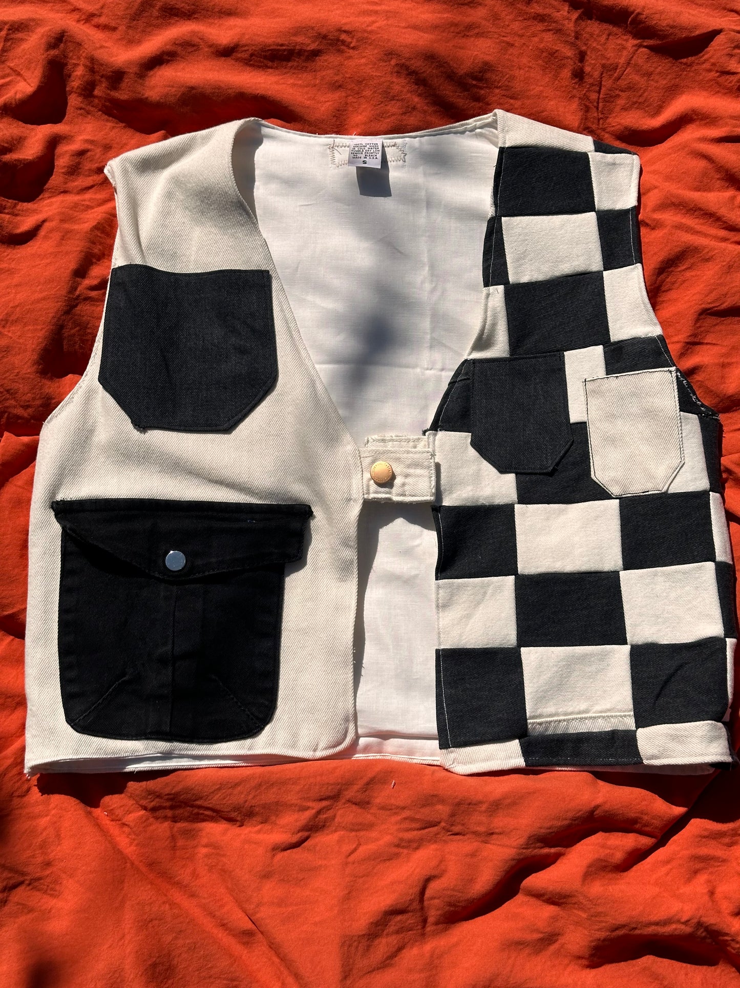 White checkered