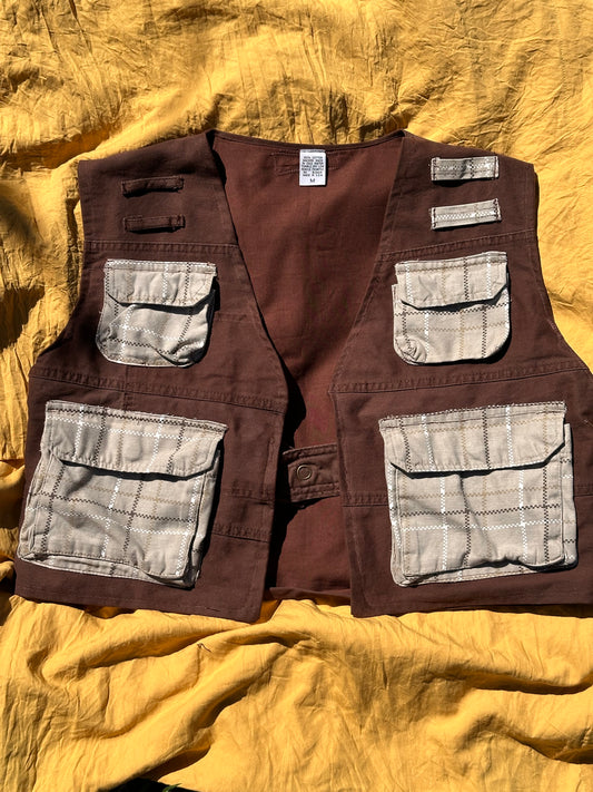 Classic dark brown vest