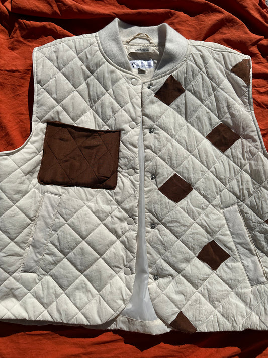 Diamond puffer vest