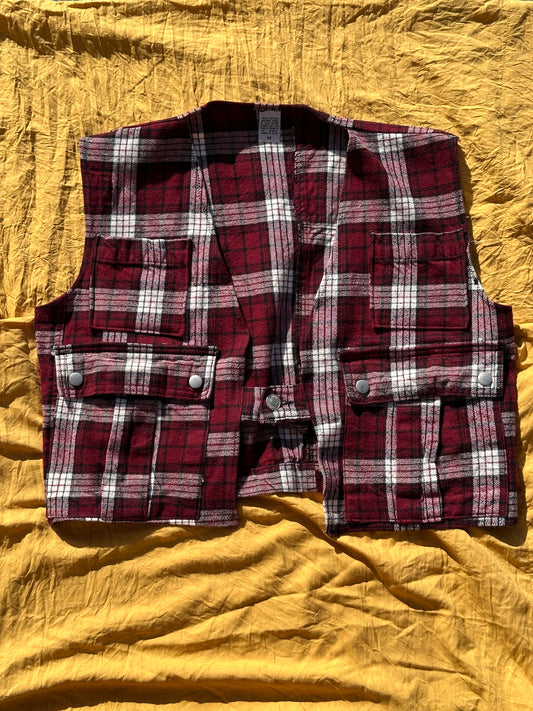 “As if” it’s Plaid vest